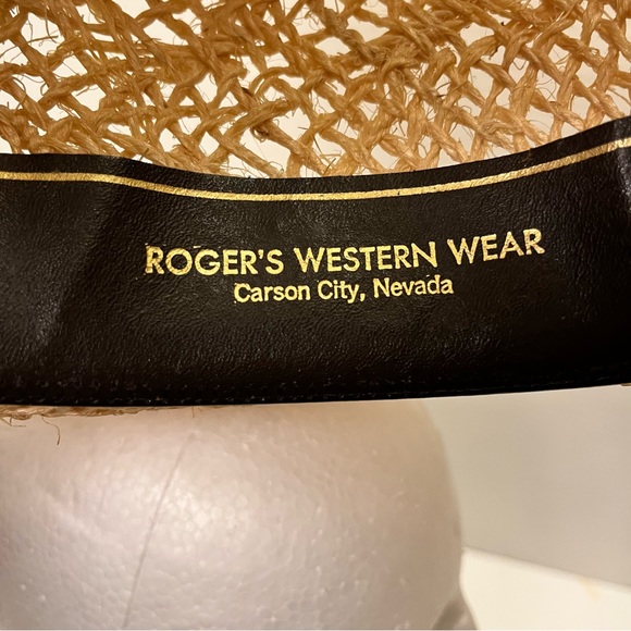 Vintage Resistol Stagecoach Straw Cowboy Hat Size 6-3/4 - Picture 11 of 12